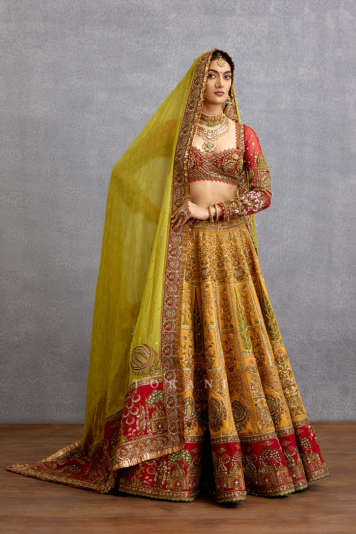 Zarqash Sidra Lehenga Set