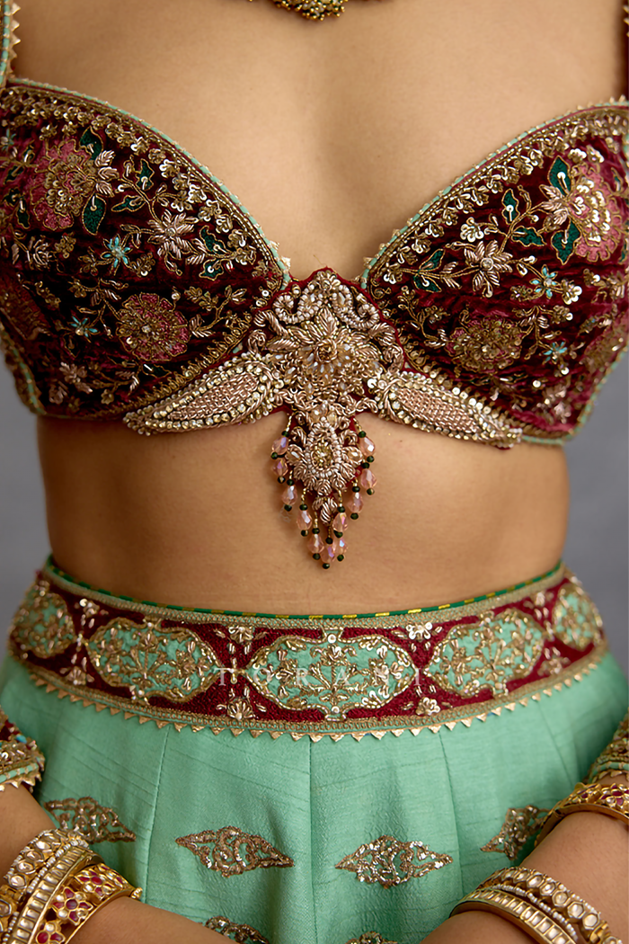 Qarmazi Nazra Blouse