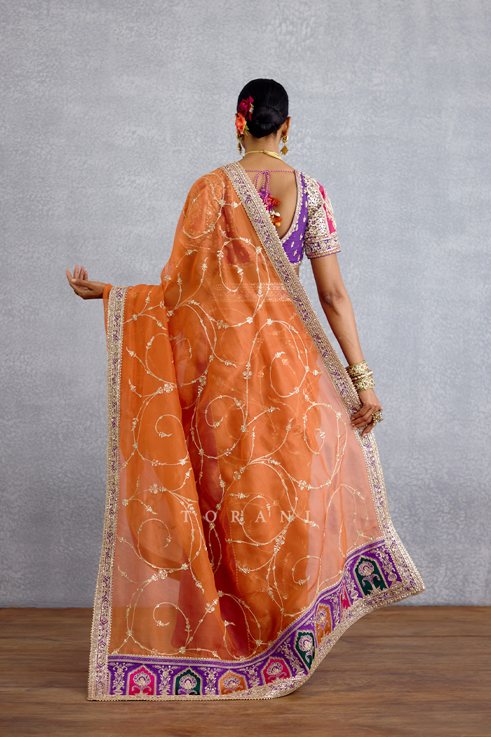 Zafrani Irfa Saree