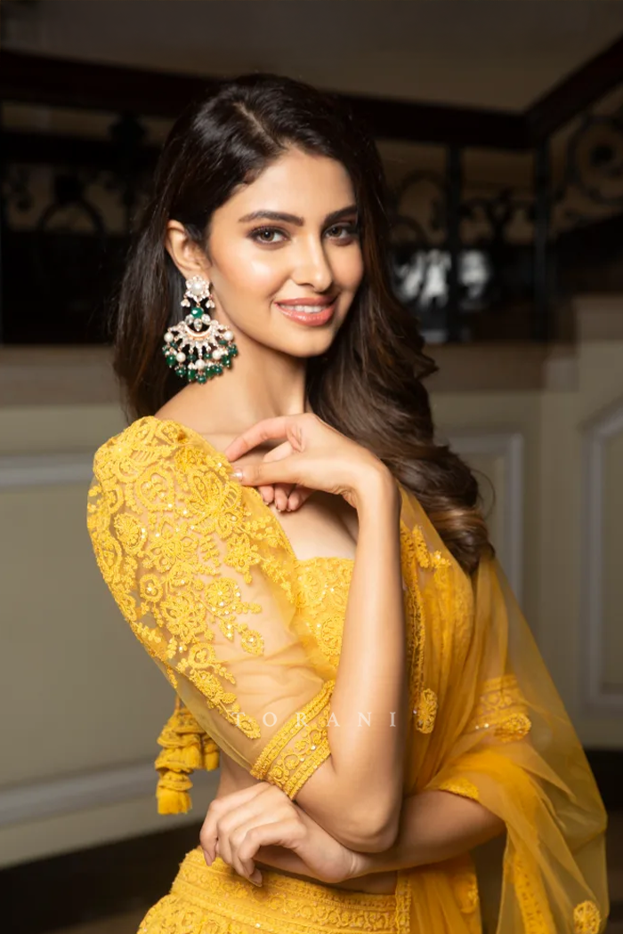 Manasa Varanasi in our Sunehra Hansini Lehenga Set