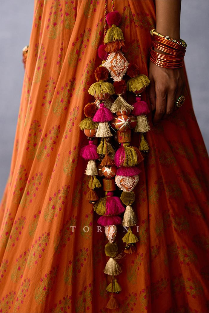 Gerua Janma Lehenga Set