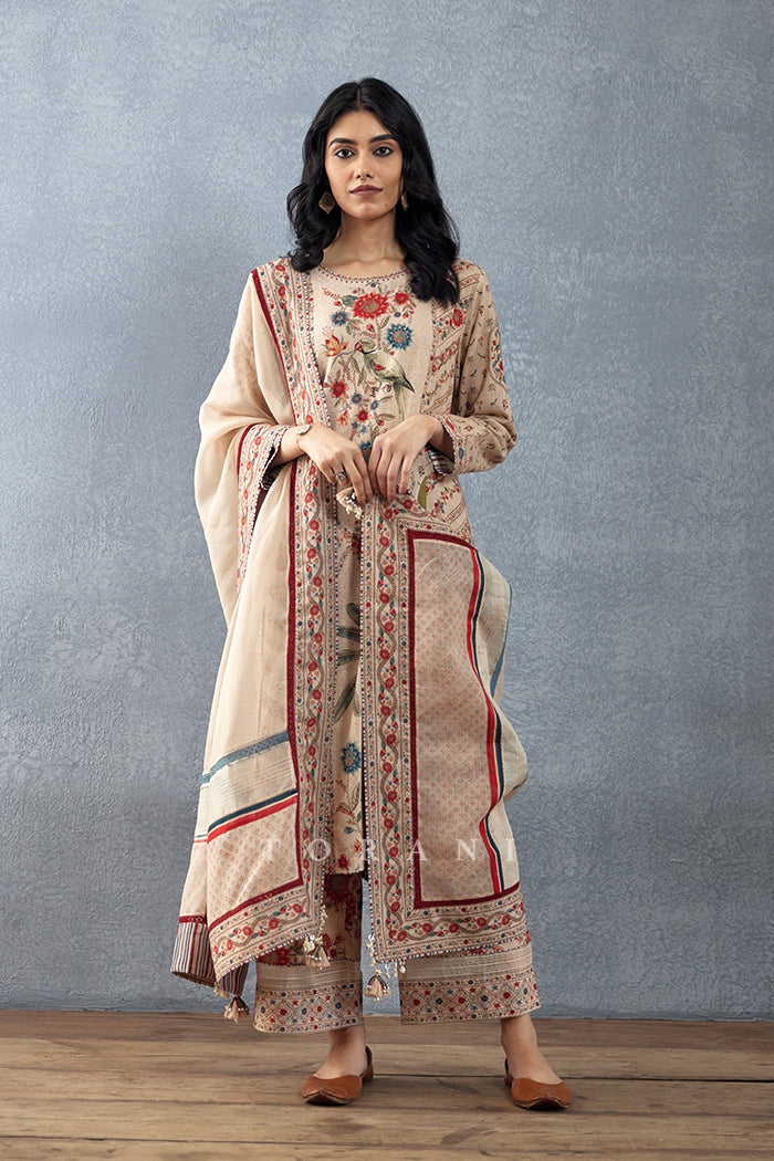 Badami Abhidah Kurta Set