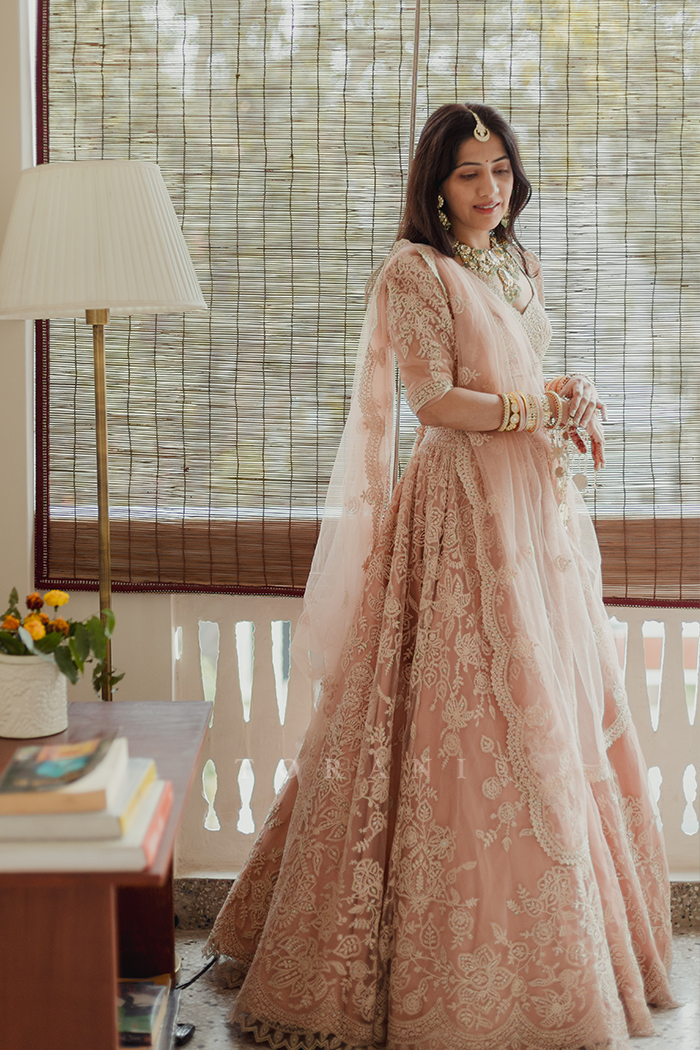 Shruti Bhatia In Our Custom Kaner Hansini Lehenga Set
