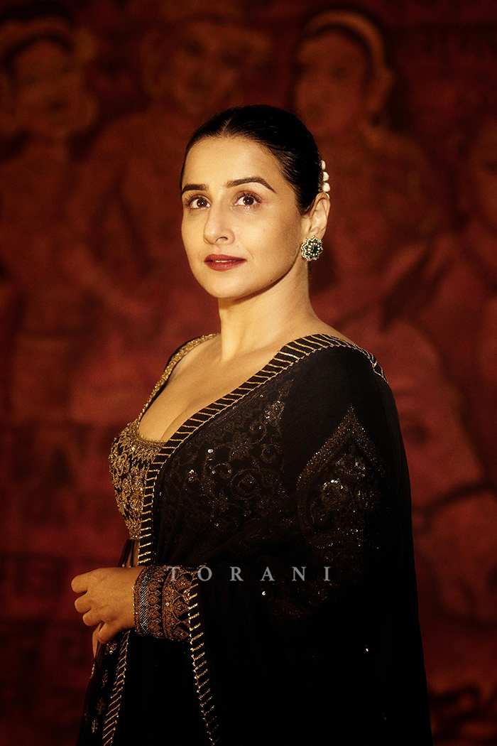 Vidya Balan in our Bhadra Raazi Anarkali Set