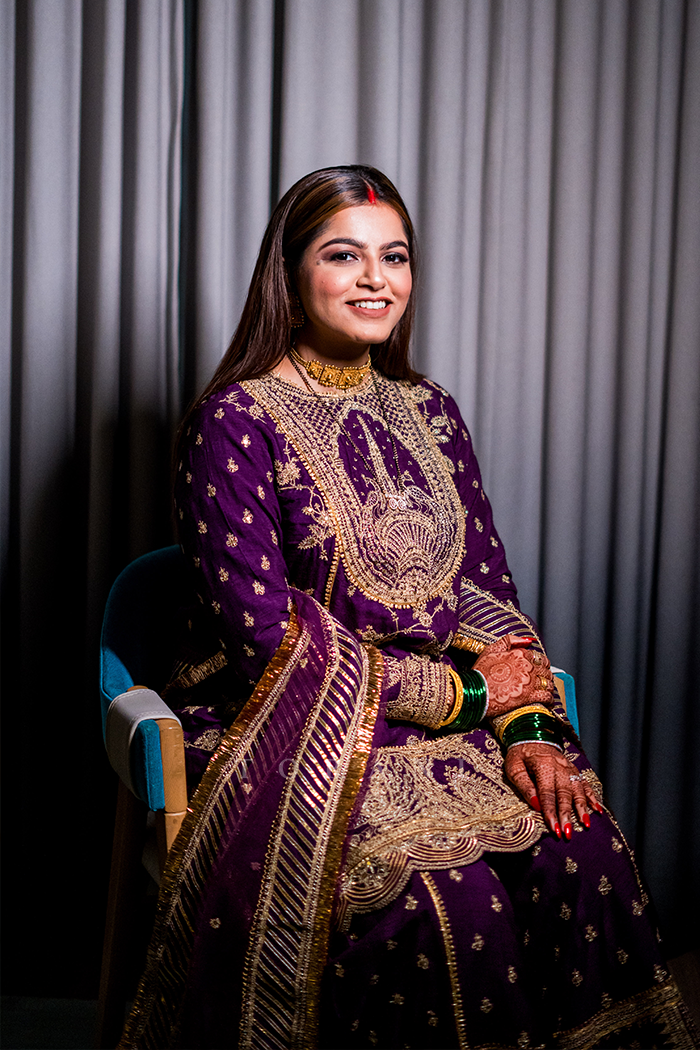 Ankita Keswani in our Gul-Rez Meera Sharara Set