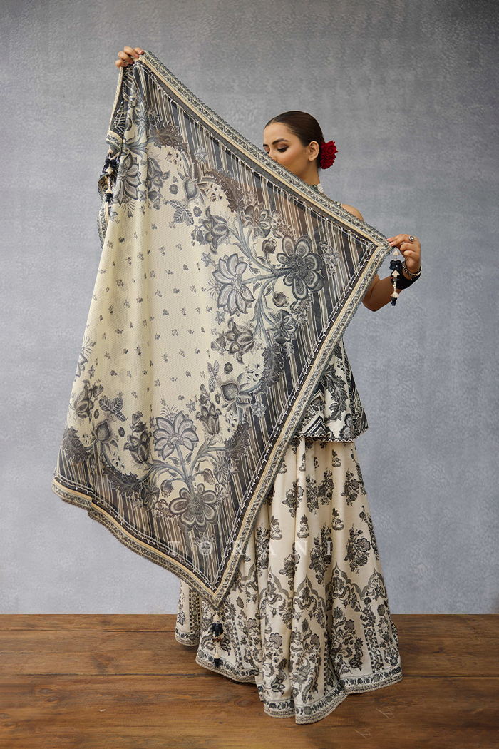Kalamkari Phulera Scarf