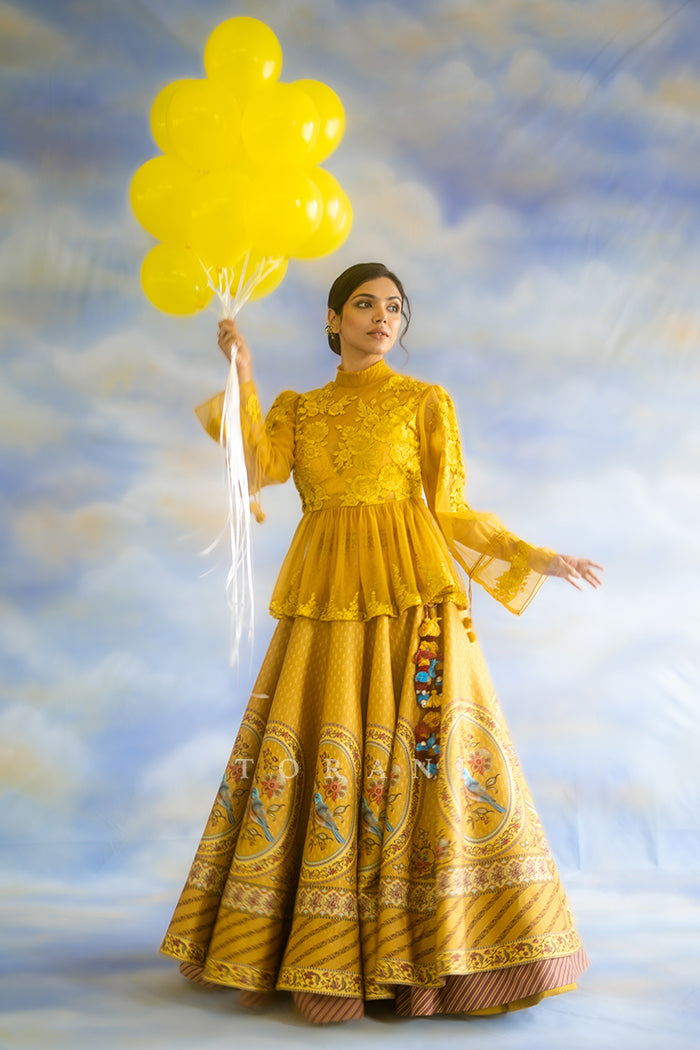 Shriya Pilgaonkar In Our Sunehra Poulami Lehenga Set