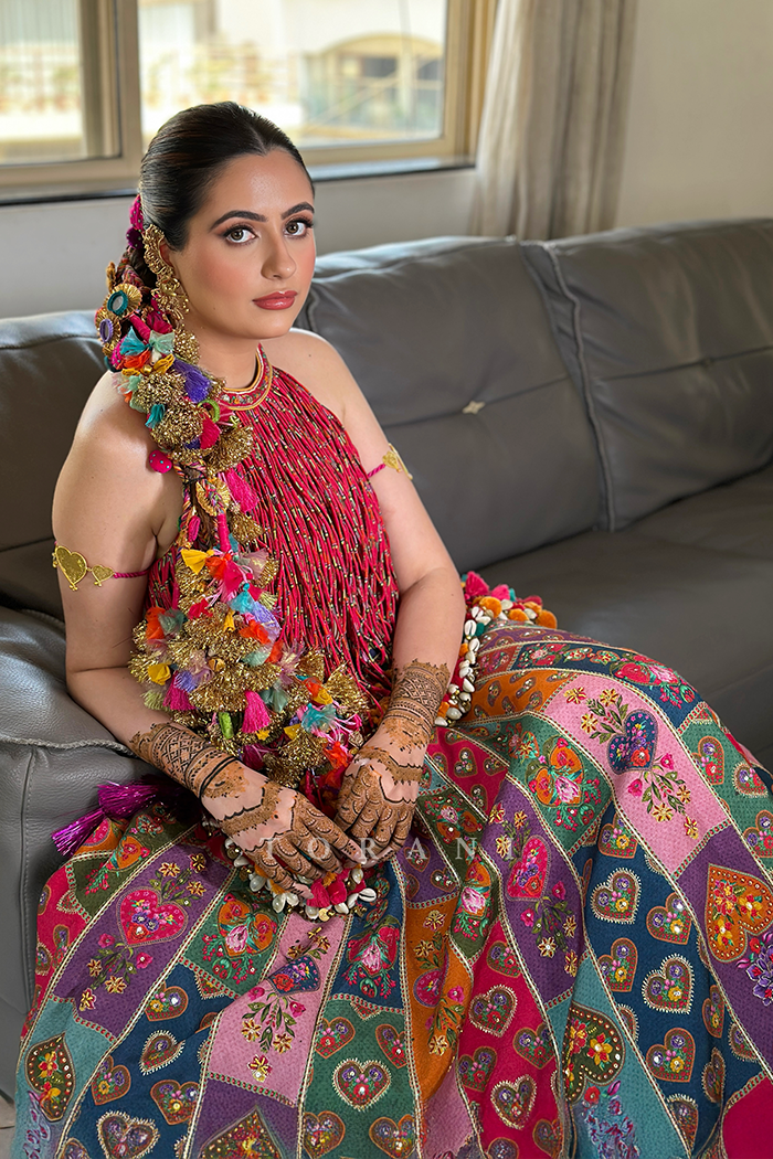ANKITA AJBANI In Our Custom Dil-Rang Jharonka Lehenga Set