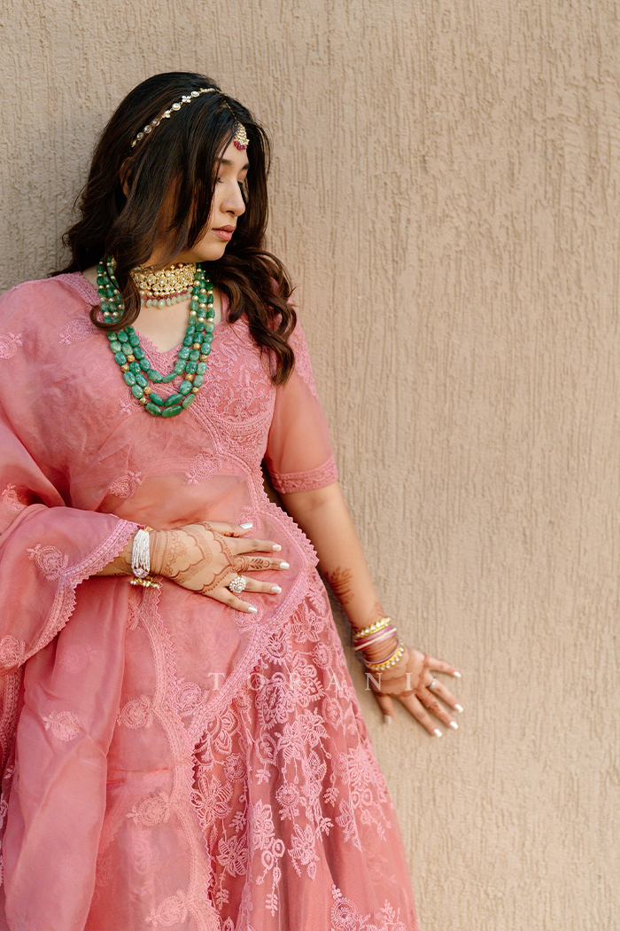 Ankita Arya in our Gulbaag Hansini Lehenga Set