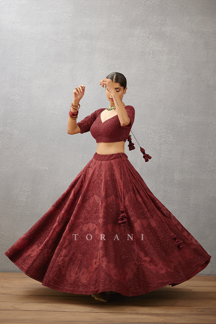 Gulnar Meher Passa Lehenga Set