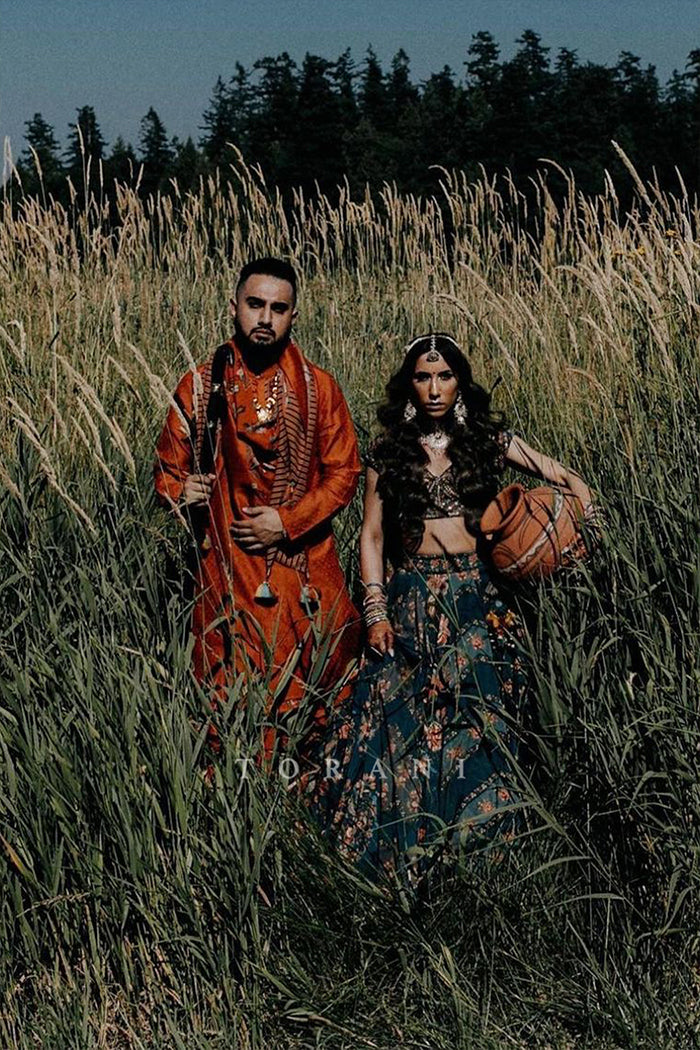 Sharon in our Neelam Nandini Lehenga Set