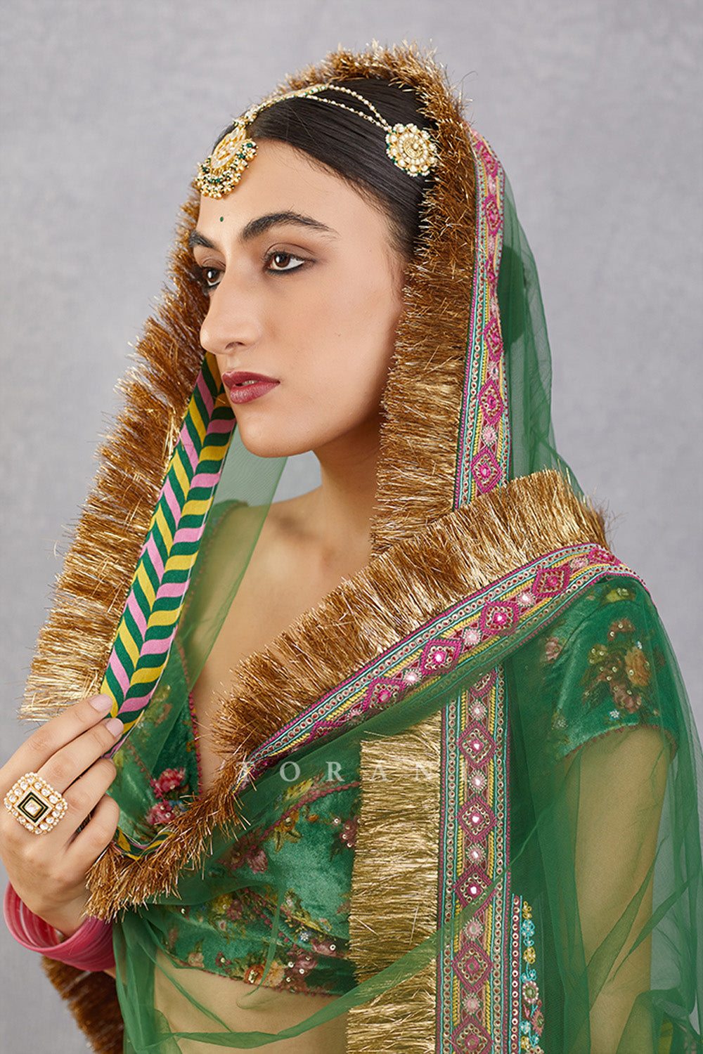 Panna Qurbat Lehenga Set