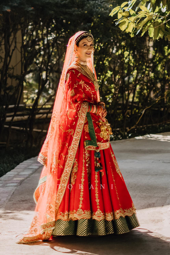 Shambhavi Dutta in our Custom Shamse Srisa Lehenga Set