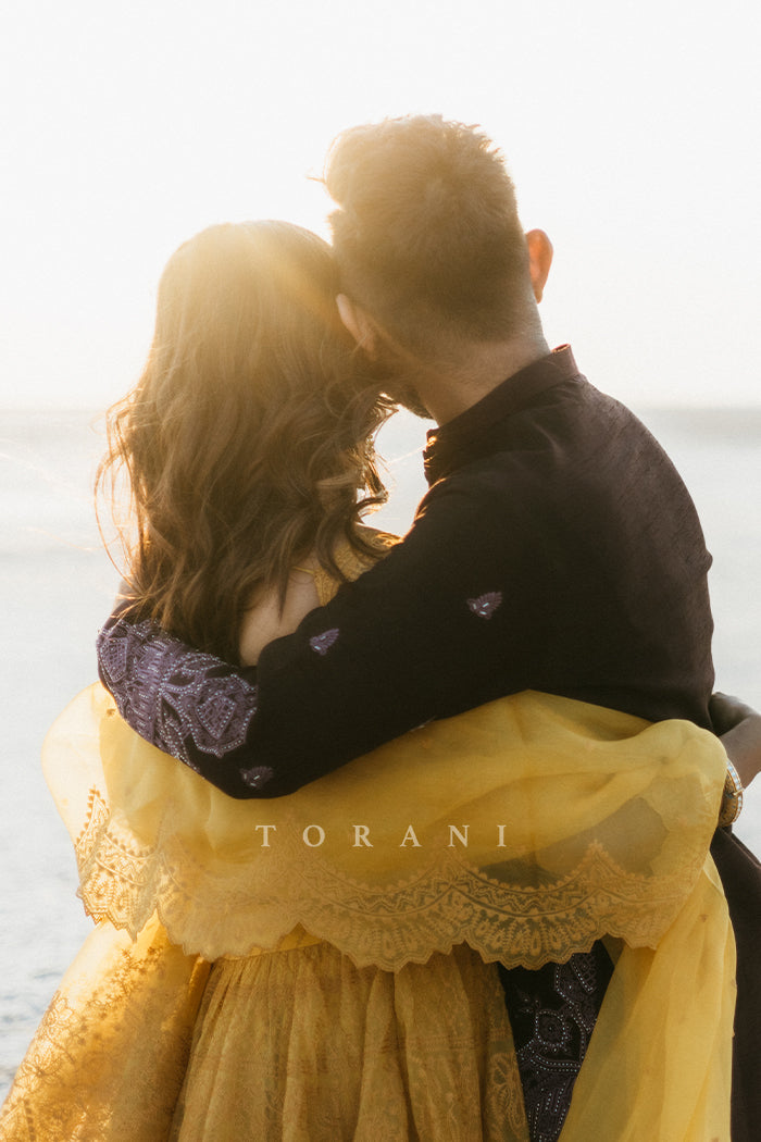 Pranchi Sanghavi in our Sunehra Advaita Lehenga Set