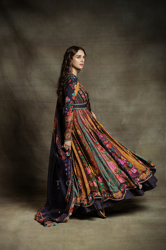 Aditi Rao Hydari in our Dil Rang Zareen Anarkali Set