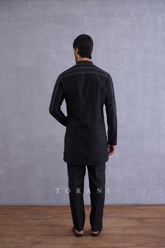 Kalamkari Dheer Bomber Jacket Set