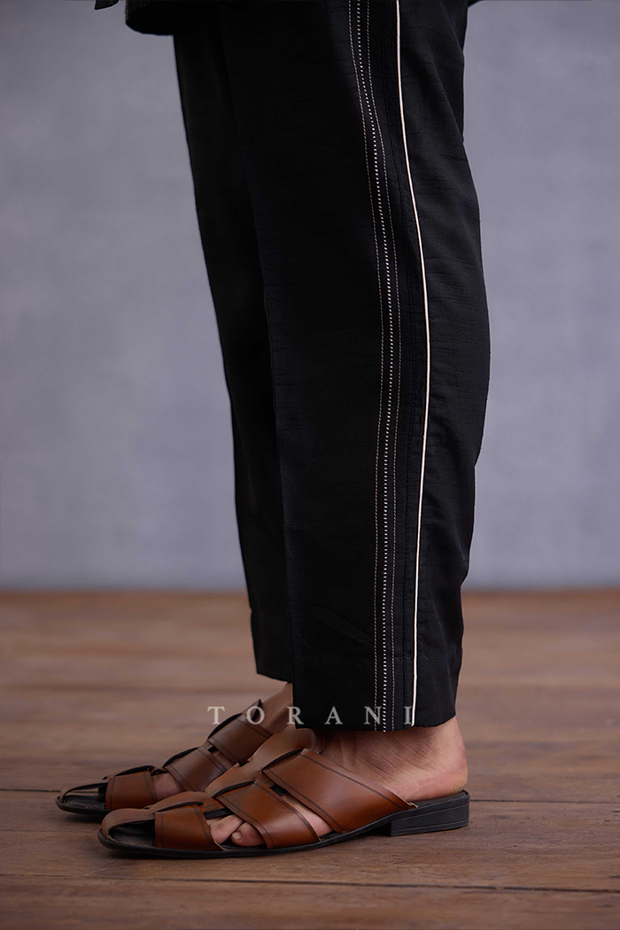 Kalamkari Dheer Bomber Jacket Set