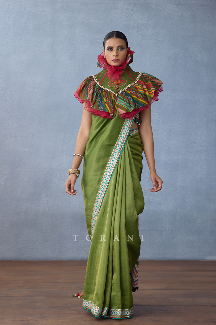 Dil Saaz Layla Neck Cape