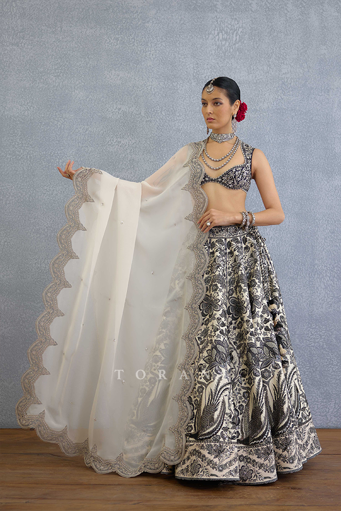 Kalamkari Vedaa Lehenga Set