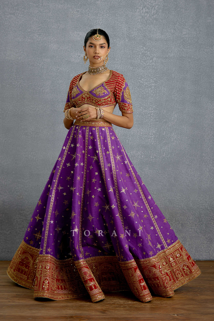 Banafsha Zehra Aks Lehenga Set