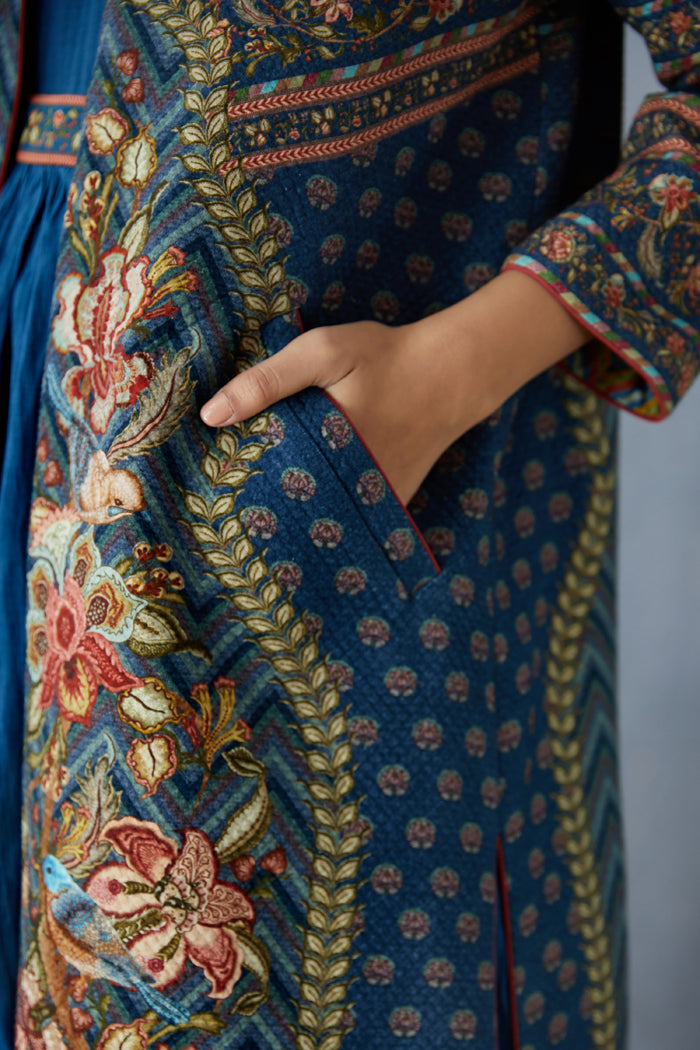 Neelam Dhuni Jacquard Jacket