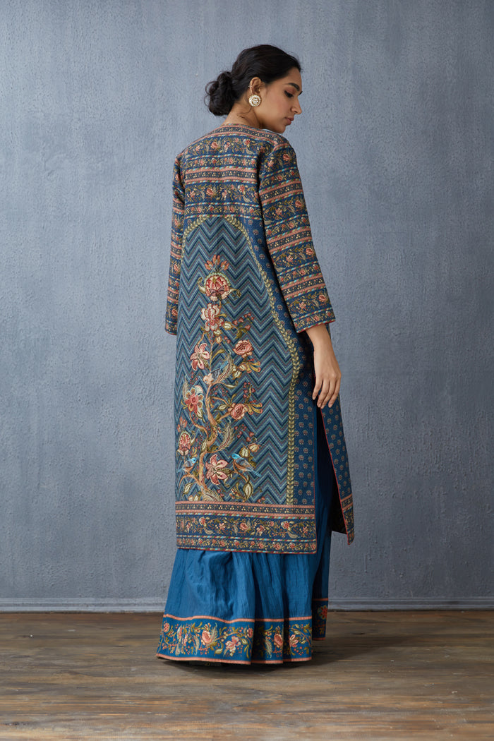 Neelam Dhuni Jacquard Jacket