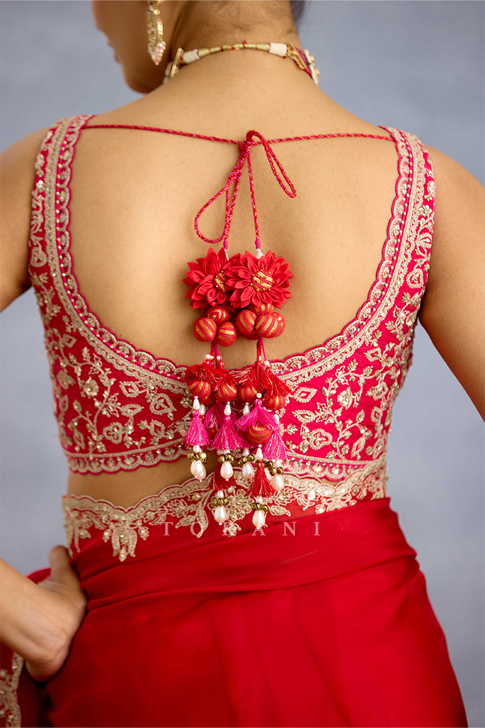 Malka Gulabi Mehraab Blouse