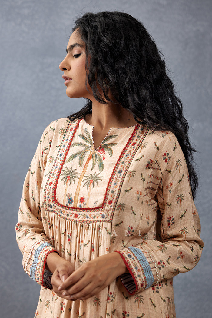 Badami Tara Kurta Set