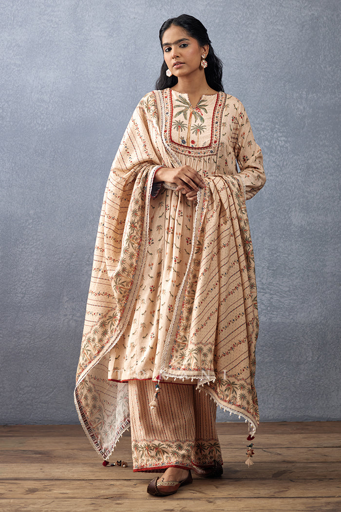 Badami Tara Kurta Set