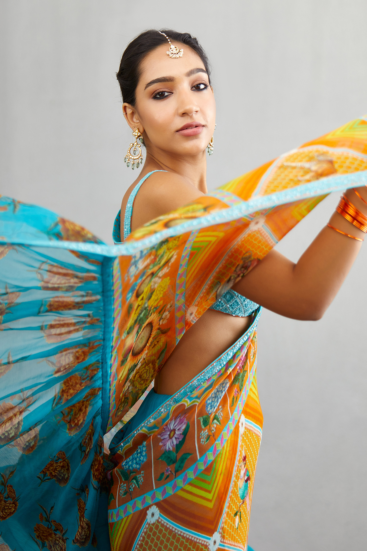 Firoza Ikjot Saree