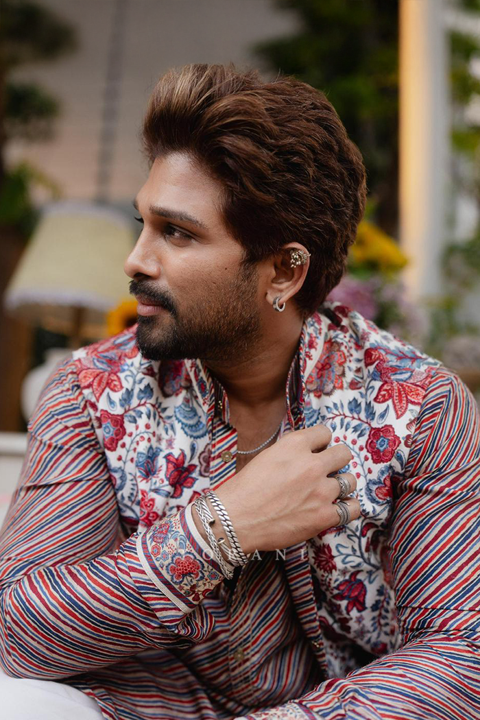 Allu Arjun in our Coromandel Vibhav Bandi Set