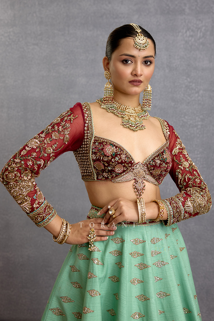 Qarmazi Nazra Blouse