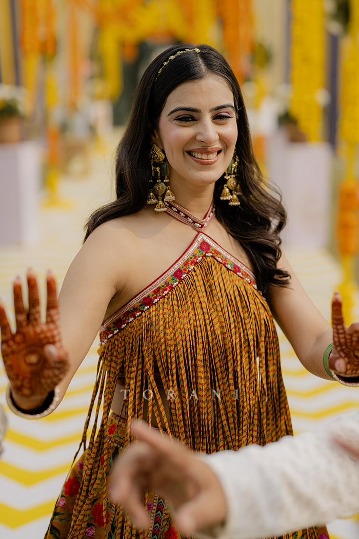 Priyanka Wadhwa in our Dil Seher Sejal Lehenga Set