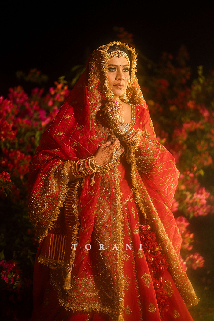 Nikita gadhavi in our Shamse Reia Mariam Lehenga set