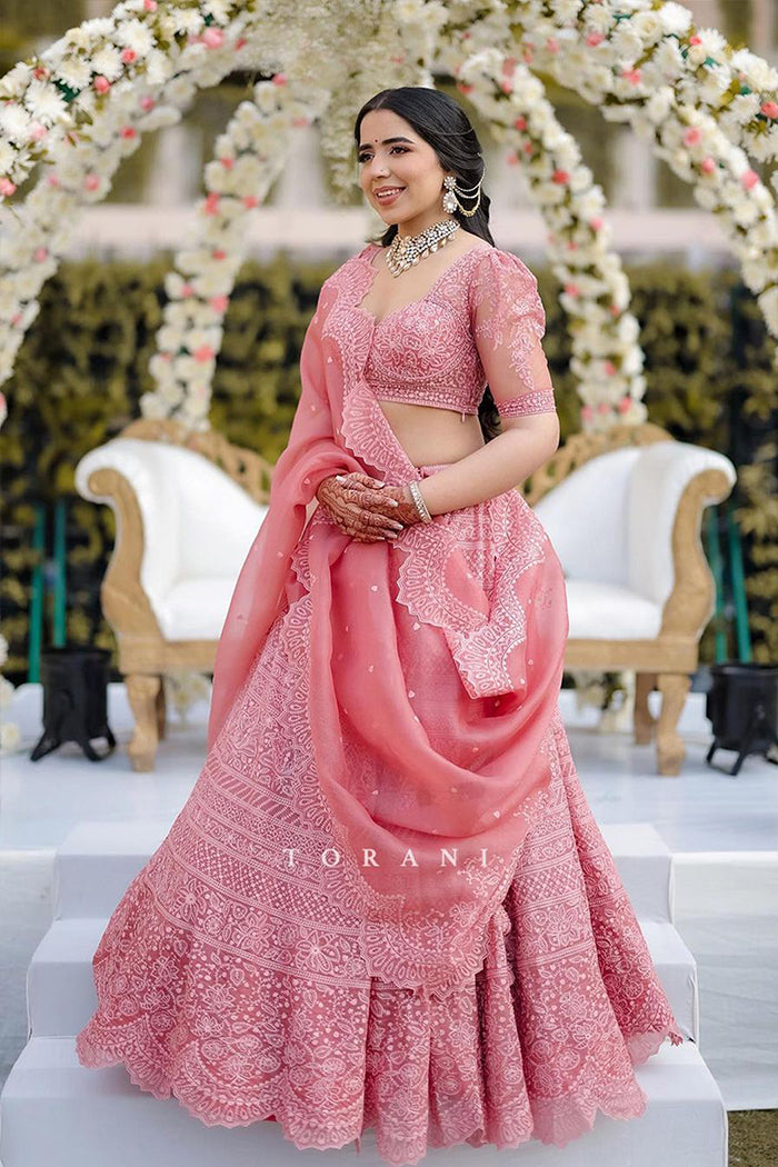 Shivangani Anand in our Gulaab Advaita Hansini Lehenga Set