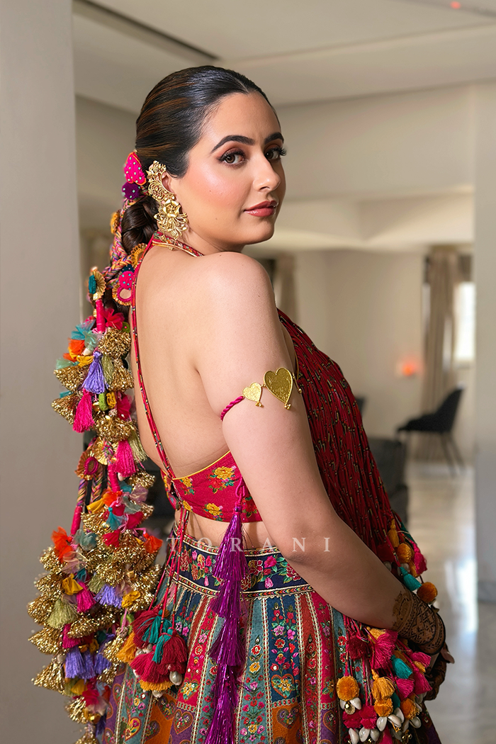 ANKITA AJBANI In Our Custom Dil-Rang Jharonka Lehenga Set