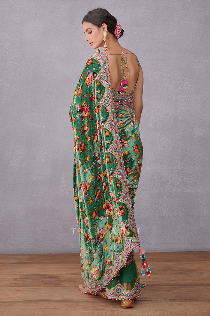 Panna Guldabri Saree