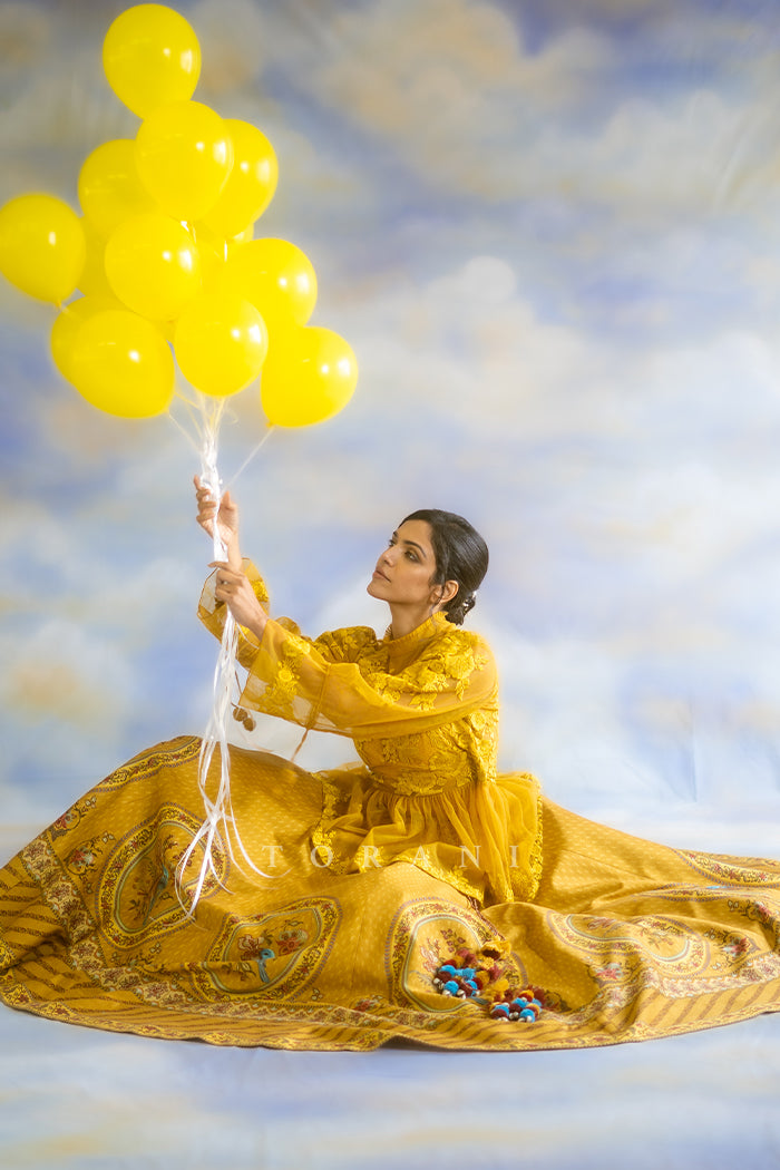 Shriya Pilgaonkar In Our Sunehra Poulami Lehenga Set