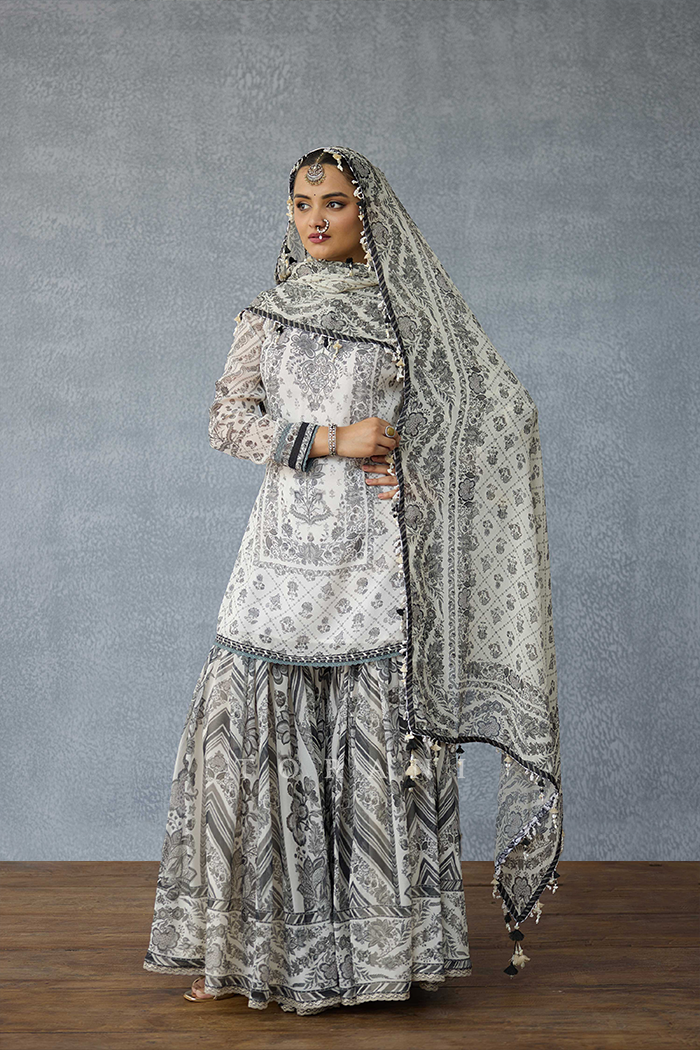 Kalamkari Dakshaa Sharara Set