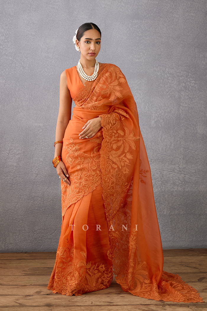 SALE - Narangi Advika Saree
