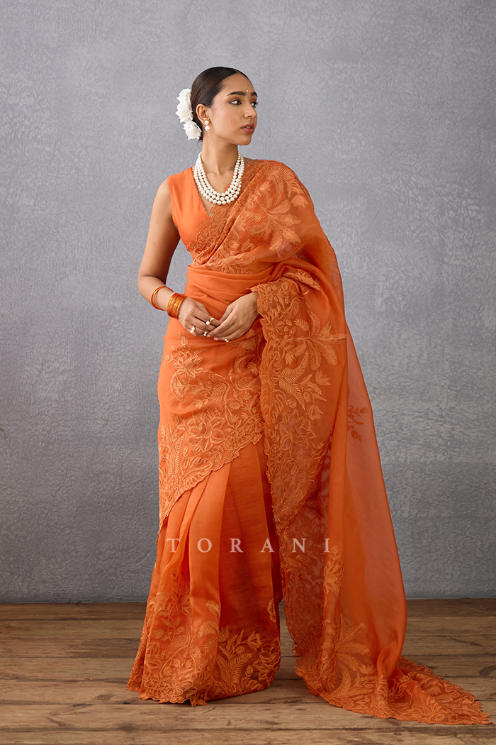 Narangi Advika Saree