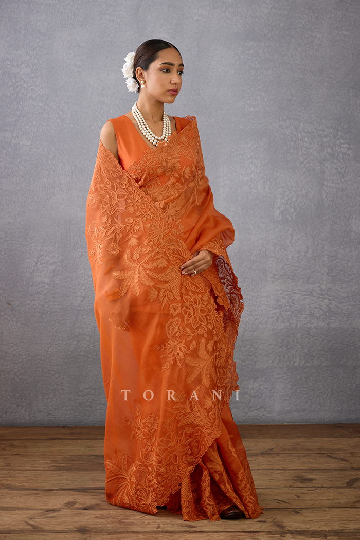 SALE - Narangi Advika Saree