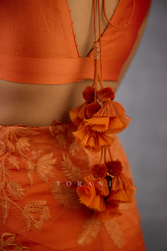 SALE - Narangi Advika Saree