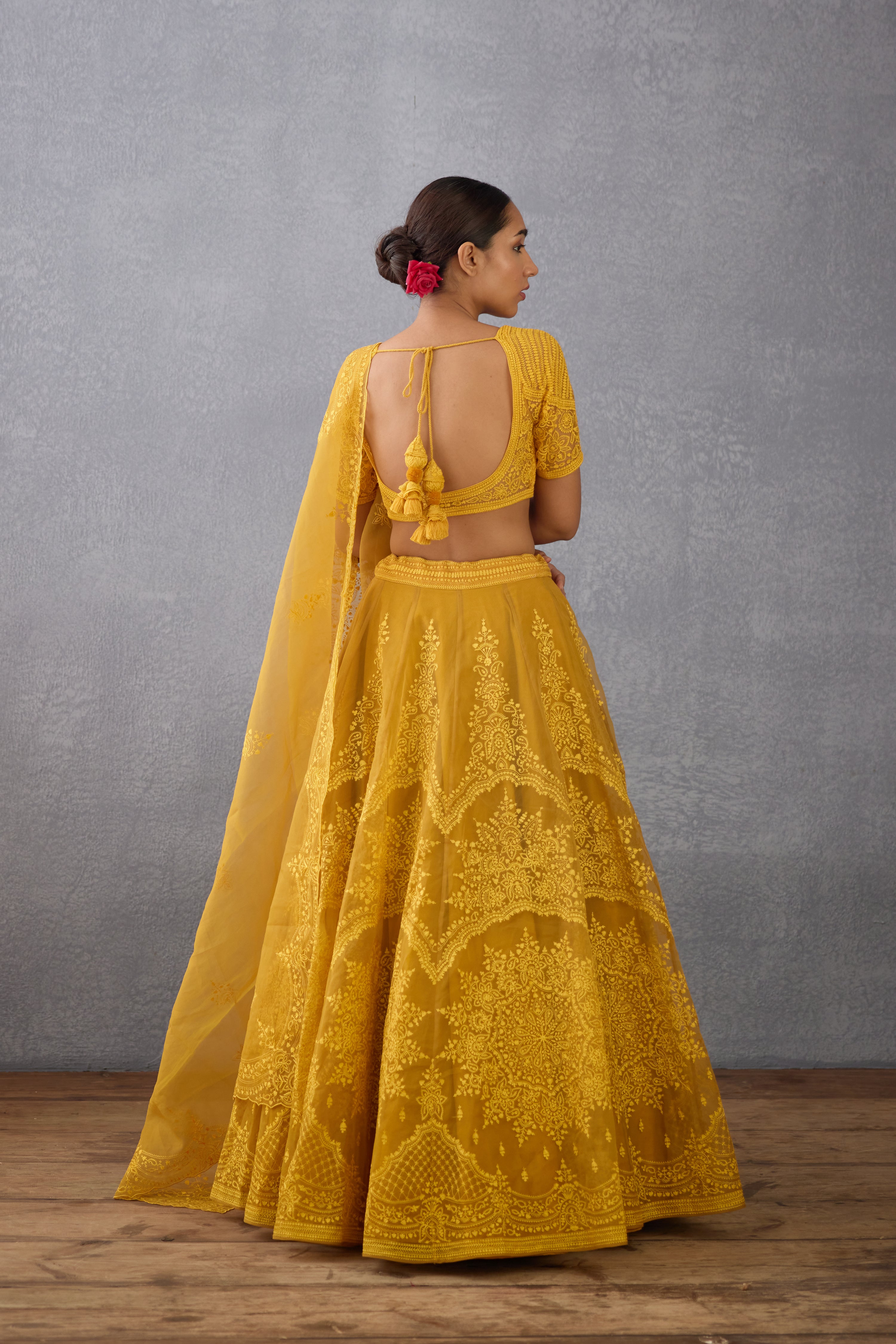 Sunehra Meher Passa Lehenga Set