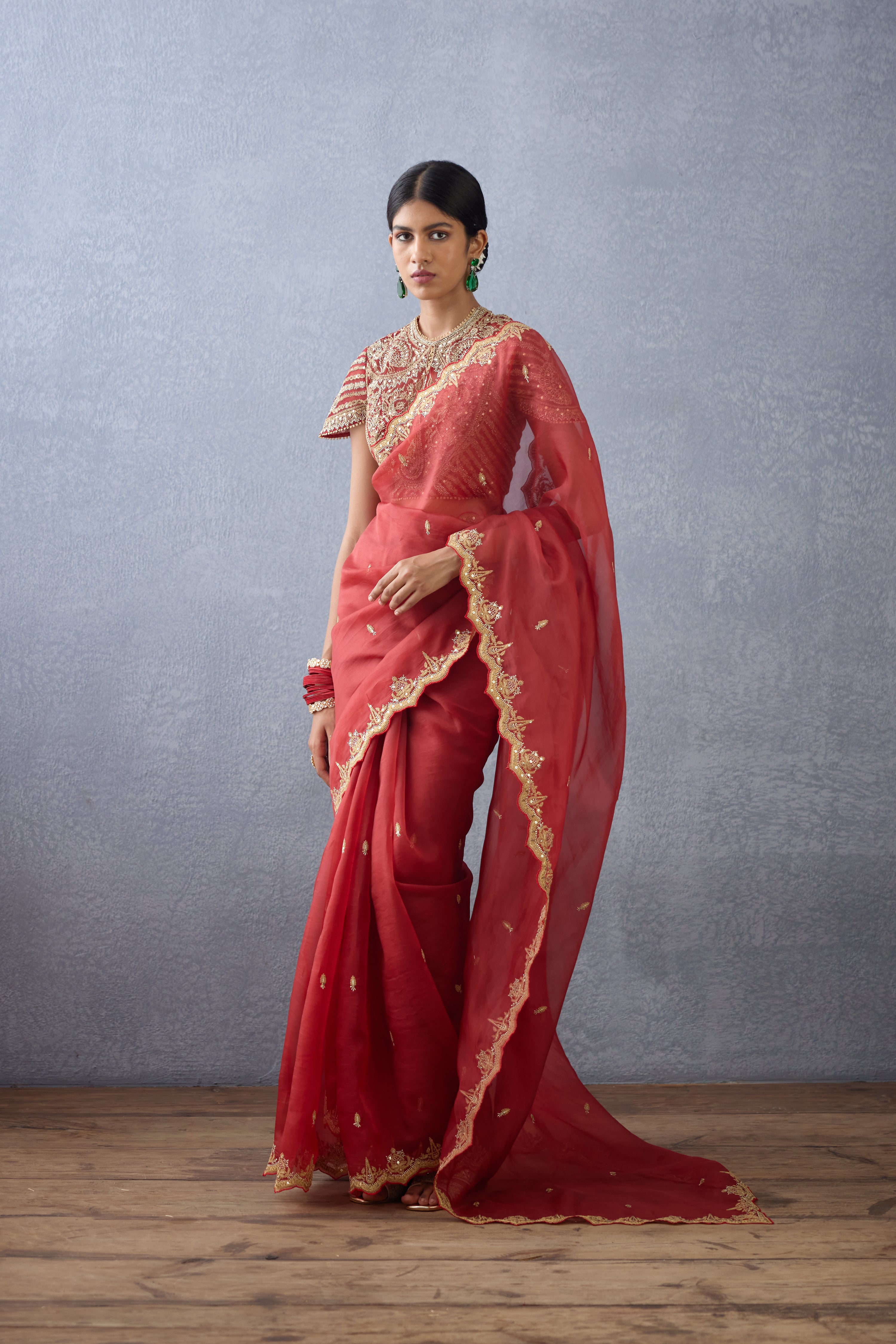 Sindoori Nayantara Saree