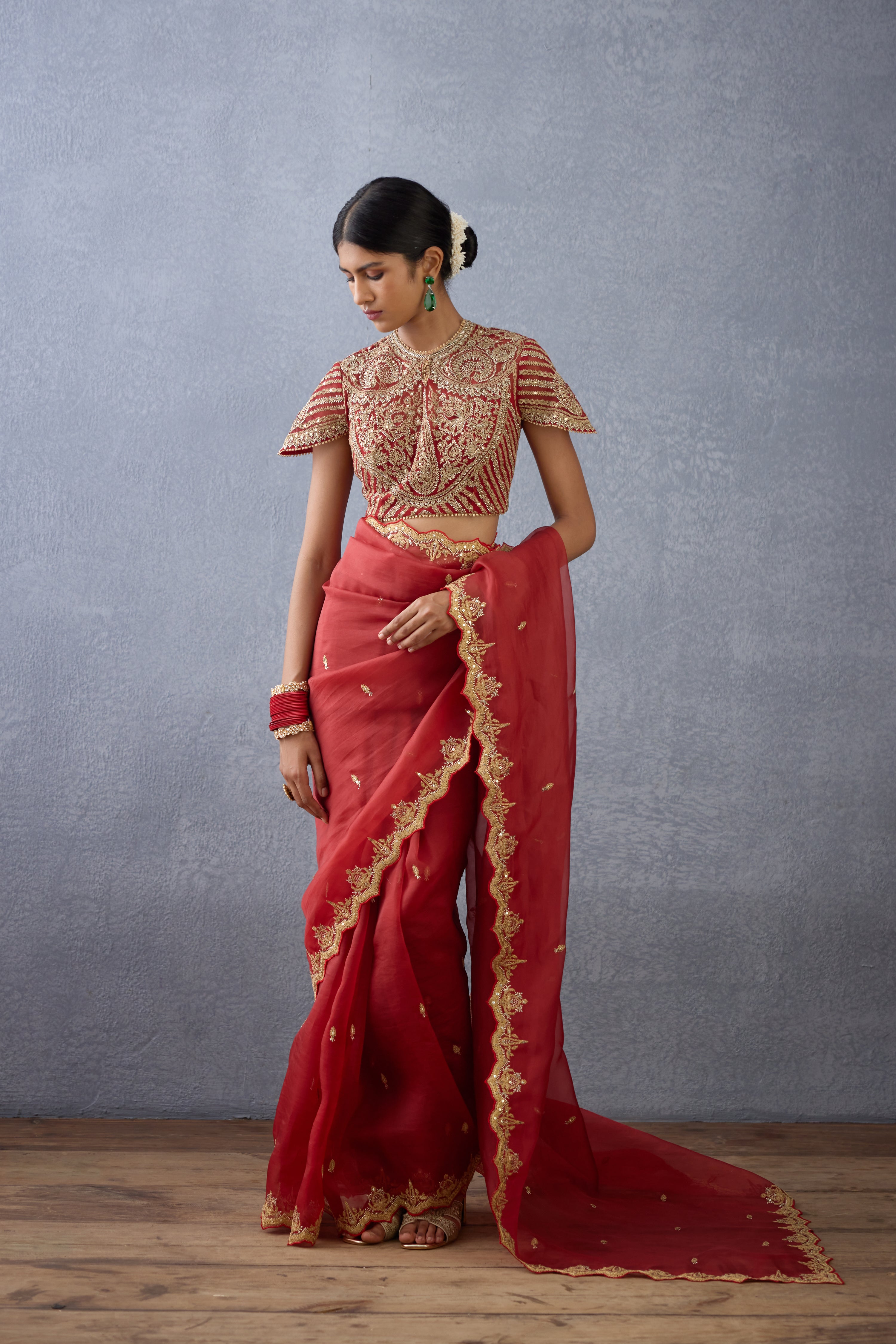 Sindoori Nayantara Saree