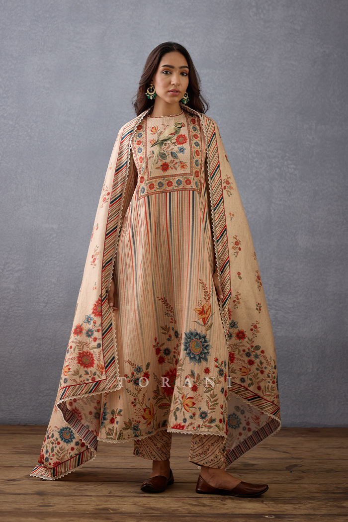 Badami Maham Kurta Set