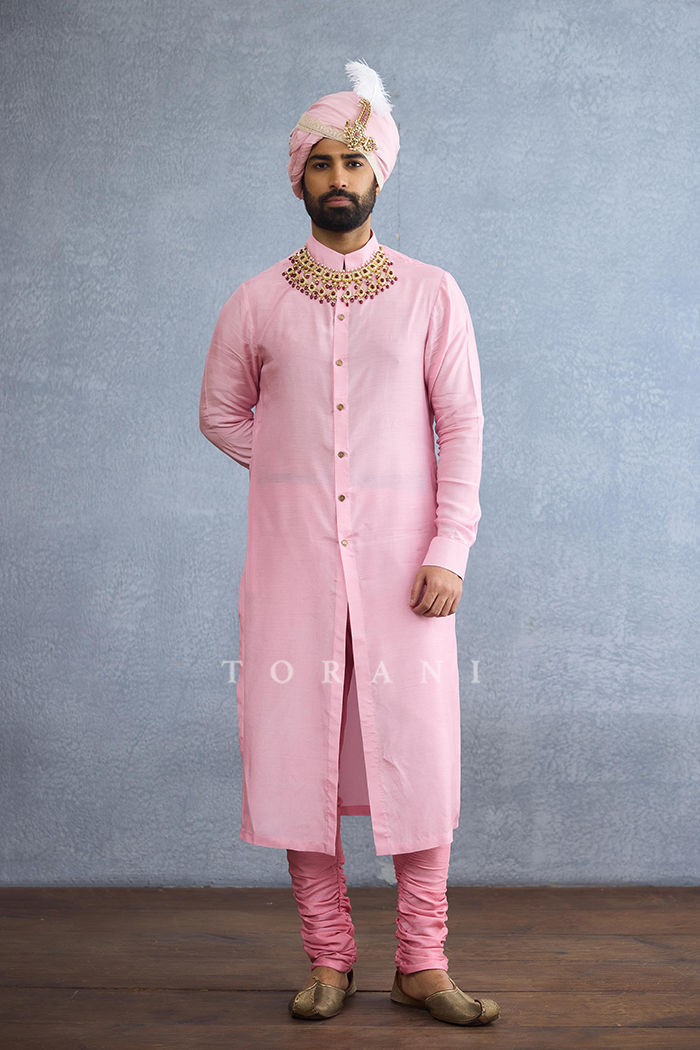 Sharbati Raqeeb Sherwani Set