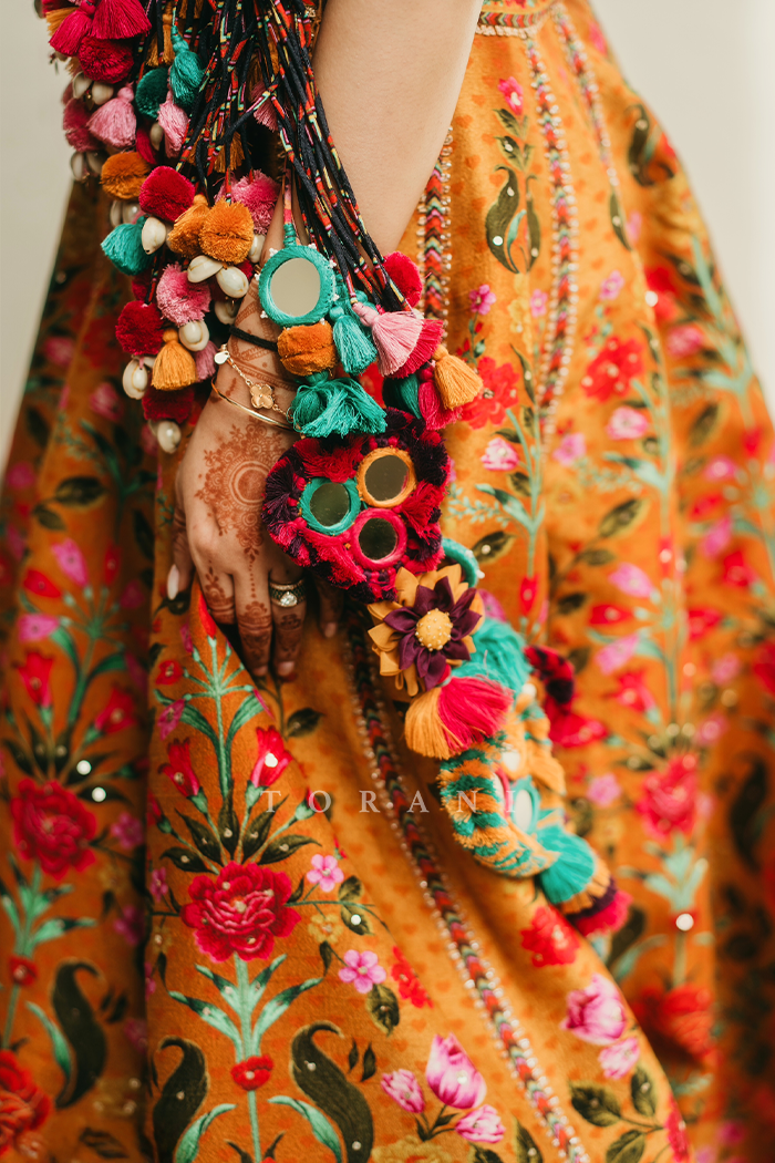 Anisha Mahajan in our Dil-Seher Jharonka Lehenga Set