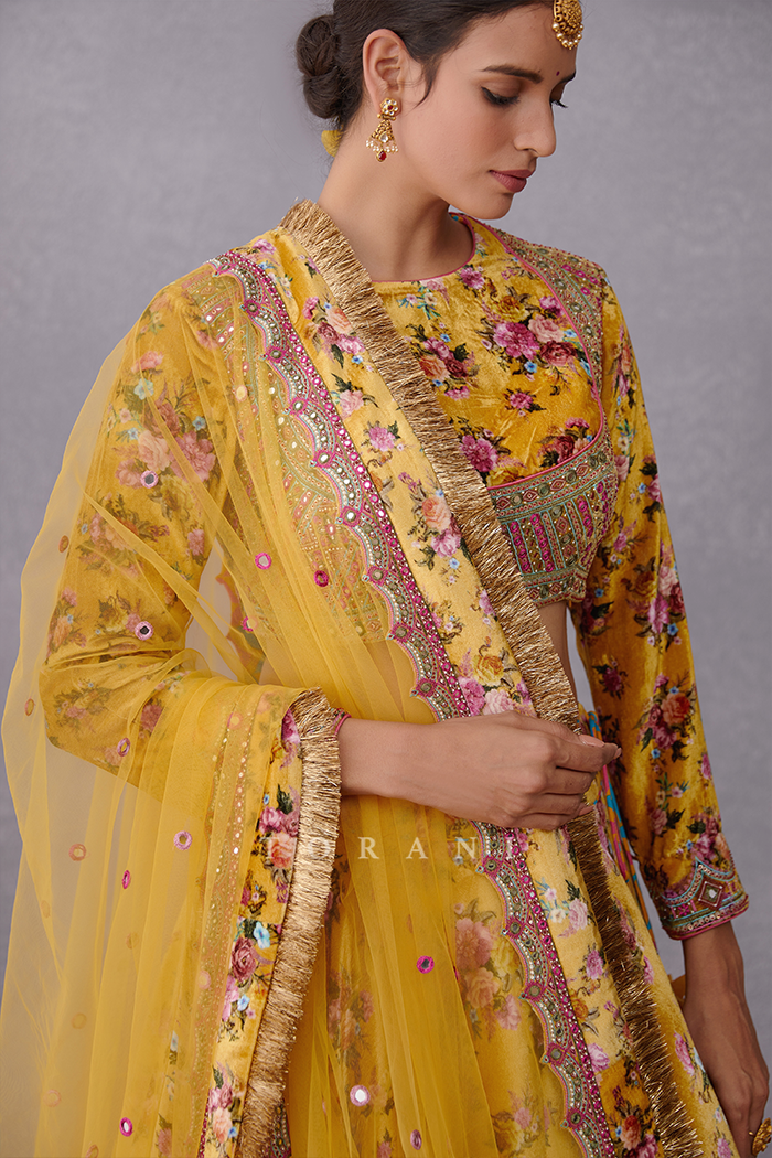 Sunehra Makhmal Kiranpreet Blouse